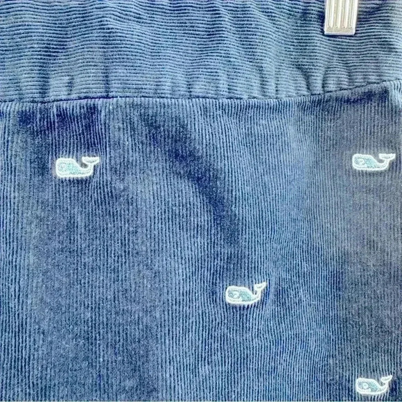 Vineyard Vines Corduroy Blue Whale Mini Skirt - Size 00 - Picture 5 of 6